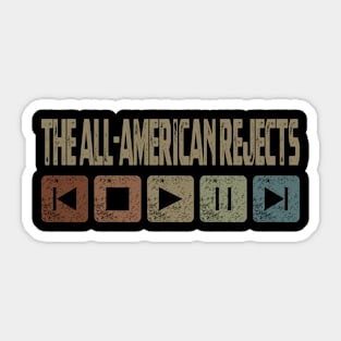 The All-American Rejects Control Button Sticker